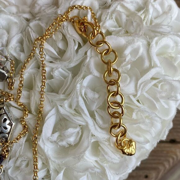 Authentic Brighton Bon Vivant Silver/Gold Colorful Beaded Long Necklace. EUC! - Picture 4 of 4